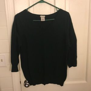 Forest green sweater